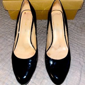 Cole Haan Classic Air Pump Black Patent Leather 7.5B